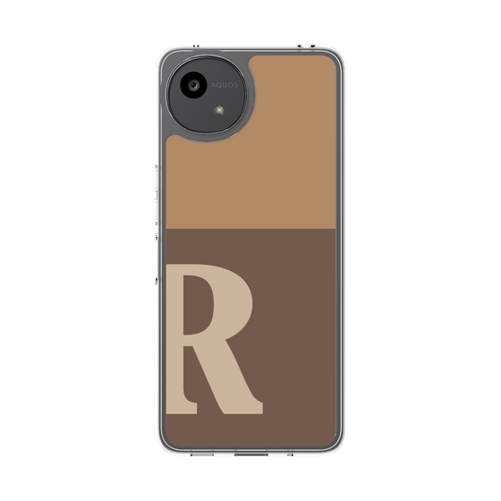 Slim Protection Case［ Original - initial two tone - R brown ］