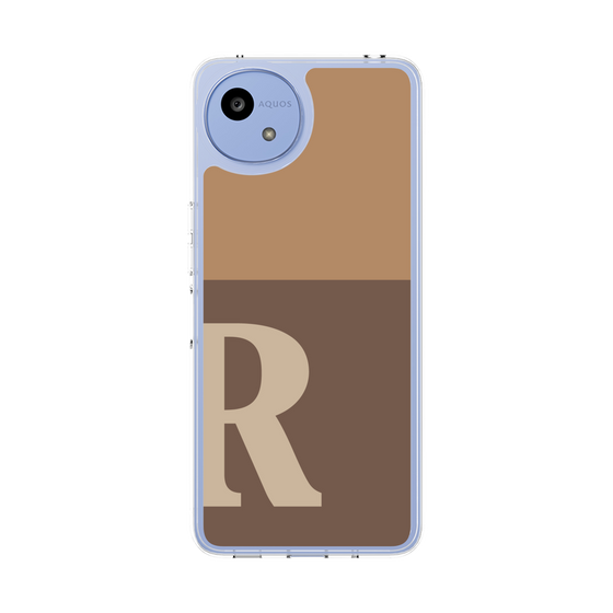 Slim Protection Case［ Original - initial two tone - R brown ］