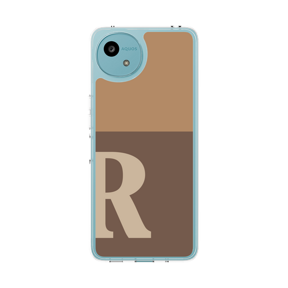 Slim Protection Case［ Original - initial two tone - R brown ］