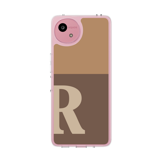 Slim Protection Case［ Original - initial two tone - R brown ］