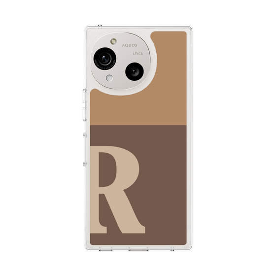 Slim Protection Case［ Original - initial two tone - R brown ］