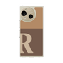 Slim Protection Case［ Original - initial two tone - R brown ］
