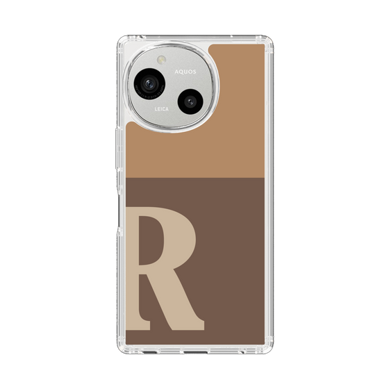 Slim Protection Case［ Original - initial two tone - R brown ］