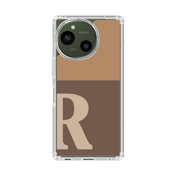 Slim Protection Case［ Original - initial two tone - R brown ］