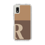 Slim Protection Case［ Original - initial two tone - R brown ］