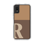 Slim Protection Case［ Original - initial two tone - R brown ］