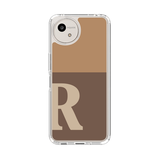 Slim Protection Case［ Original - initial two tone - R brown ］