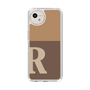 Slim Protection Case［ Original - initial two tone - R brown ］