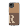 Slim Protection Case［ Original - initial two tone - R brown ］