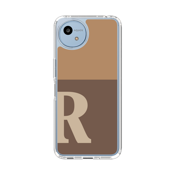 Slim Protection Case［ Original - initial two tone - R brown ］