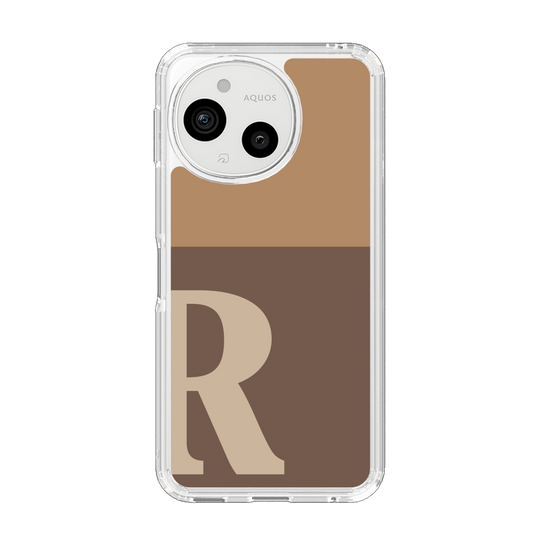 Slim Protection Case［ Original - initial two tone - R brown ］