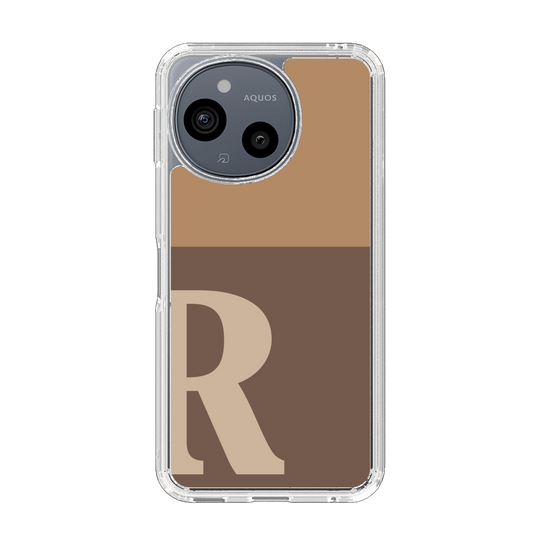 Slim Protection Case［ Original - initial two tone - R brown ］