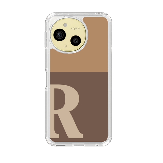 Slim Protection Case［ Original - initial two tone - R brown ］
