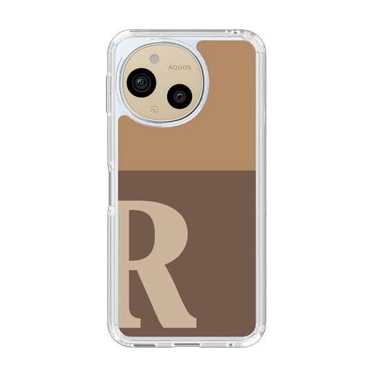 Slim Protection Case［ Original - initial two tone - R brown ］