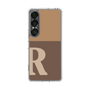 Slim Protection Case［ Original - initial two tone - R brown ］