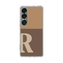 Slim Protection Case［ Original - initial two tone - R brown ］