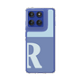 Slim Protection Case［ Original - initial two tone - R blue ］
