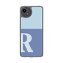 Slim Protection Case［ Original - initial two tone - R blue ］