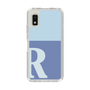 Slim Protection Case［ Original - initial two tone - R blue ］