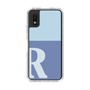 Slim Protection Case［ Original - initial two tone - R blue ］