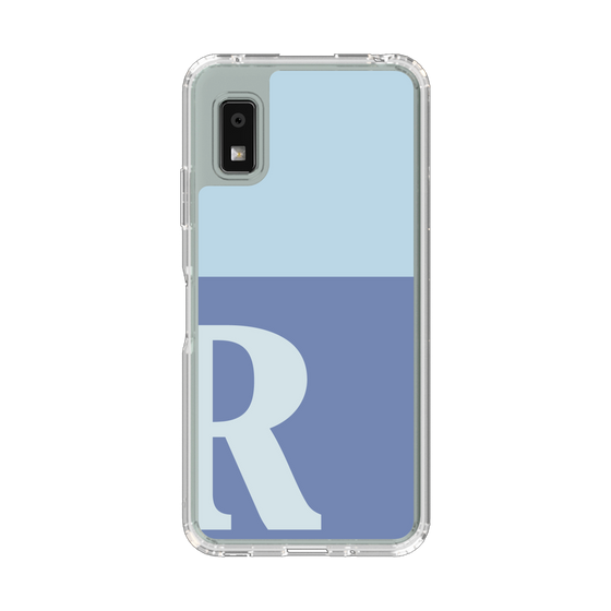 Slim Protection Case［ Original - initial two tone - R blue ］