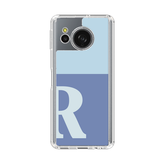 Slim Protection Case［ Original - initial two tone - R blue ］
