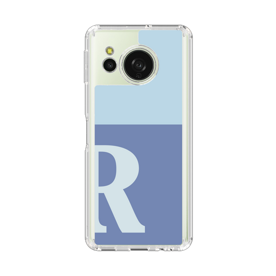 Slim Protection Case［ Original - initial two tone - R blue ］
