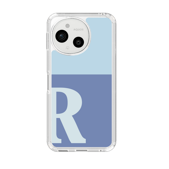 Slim Protection Case［ Original - initial two tone - R blue ］