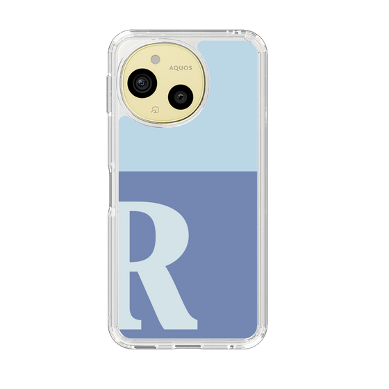 Slim Protection Case［ Original - initial two tone - R blue ］