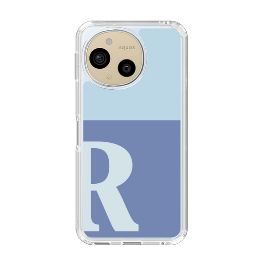 Slim Protection Case［ Original - initial two tone - R blue ］