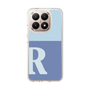 Slim Protection Case［ Original - initial two tone - R blue ］