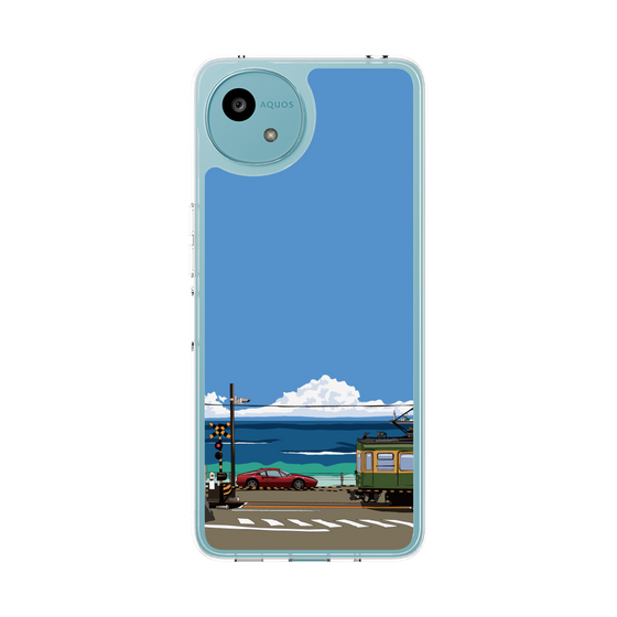 Slim Protection Case［ Studio Alec Shonan Story - Enoden and Ferrari 328GT ］