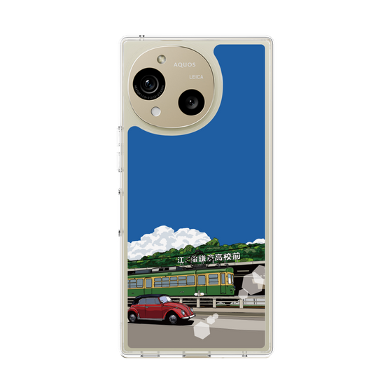 Slim Protection Case［ Studio Alec Shonan Story - In Front of Kamakura High School Station (Enoden) ］