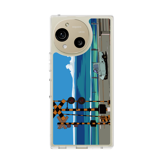 Slim Protection Case［ Studio Alec Shonan Story - Three-Wheeled Vehicle and Horizon ］