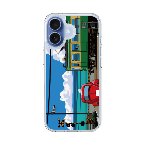 Slim Protection Case［ Studio Alec Shonan Story - Enoden, Horizon, and Cumulonimbus Clouds ］