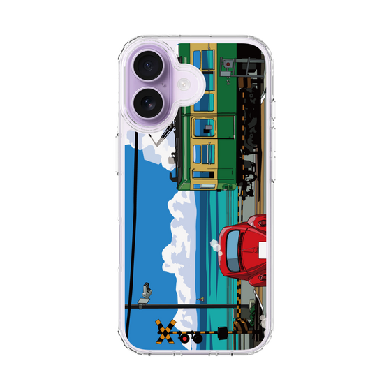 Slim Protection Case［ Studio Alec Shonan Story - Enoden, Horizon, and Cumulonimbus Clouds ］