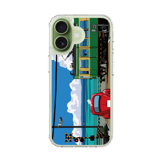 Slim Protection Case［ Studio Alec Shonan Story - Enoden, Horizon, and Cumulonimbus Clouds ］