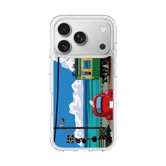 Slim Protection Case［ Studio Alec Shonan Story - Enoden, Horizon, and Cumulonimbus Clouds ］