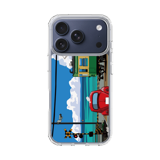 Slim Protection Case［ Studio Alec Shonan Story - Enoden, Horizon, and Cumulonimbus Clouds ］