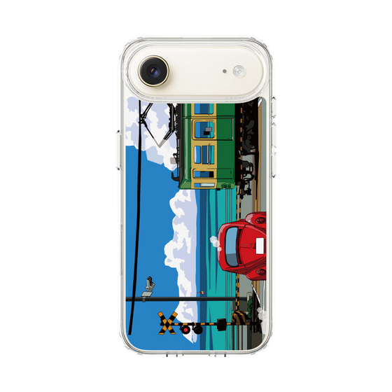 Slim Protection Case［ Studio Alec Shonan Story - Enoden, Horizon, and Cumulonimbus Clouds ］