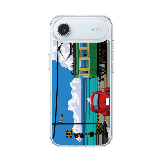 Slim Protection Case［ Studio Alec Shonan Story - Enoden, Horizon, and Cumulonimbus Clouds ］