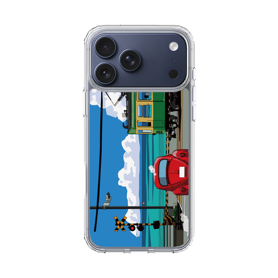 Slim Protection Case［ Studio Alec Shonan Story - Enoden, Horizon, and Cumulonimbus Clouds ］