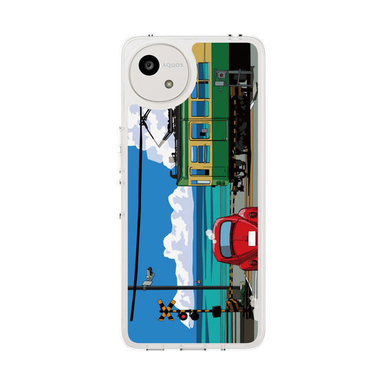 Slim Protection Case［ Studio Alec Shonan Story - Enoden, Horizon, and Cumulonimbus Clouds ］