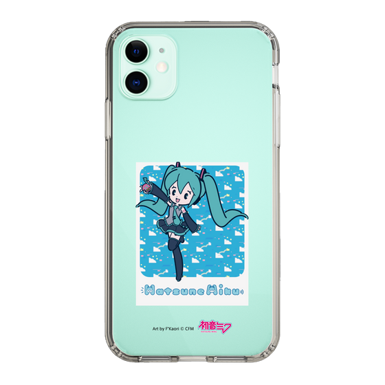 Slim Protection Case［ HATSUNE MIKU - Glitch Sky - Blue ］