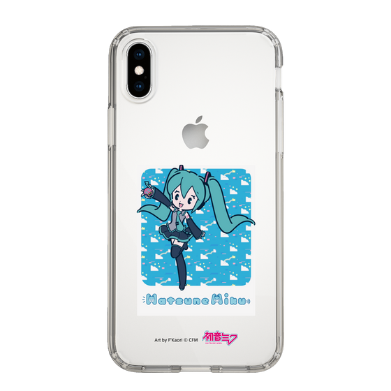 Slim Protection Case［ HATSUNE MIKU - Glitch Sky - Blue ］