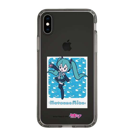 Slim Protection Case［ HATSUNE MIKU - Glitch Sky - Blue ］
