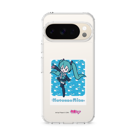 Slim Protection Case［ HATSUNE MIKU - Glitch Sky - Blue ］