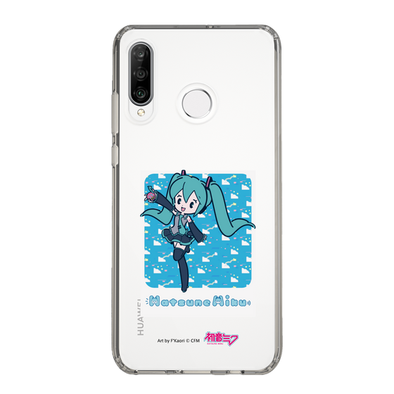 Slim Protection Case［ HATSUNE MIKU - Glitch Sky - Blue ］