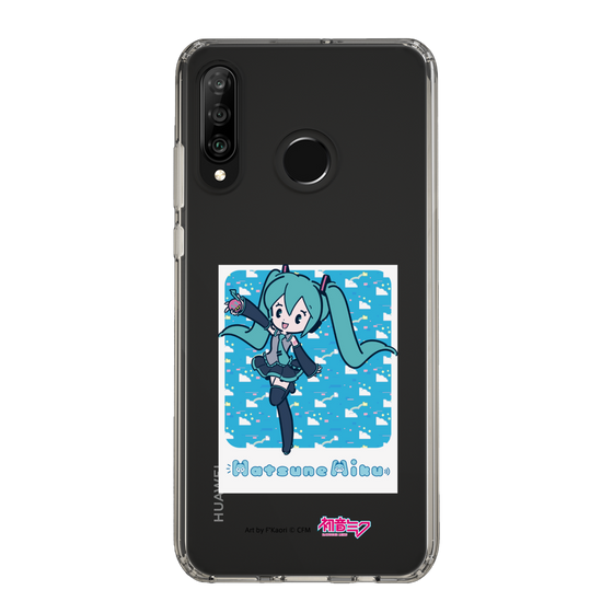 Slim Protection Case［ HATSUNE MIKU - Glitch Sky - Blue ］