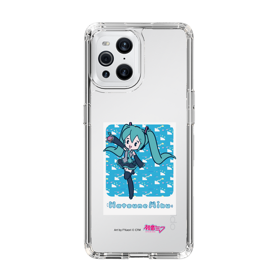 Slim Protection Case［ HATSUNE MIKU - Glitch Sky - Blue ］